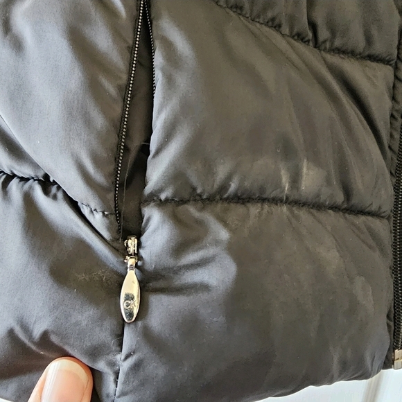 Calvin Klein Women's Sz Medium Black Zip Up Puffer Vest #99 - Picture 7 of 11
